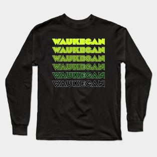 Green Waukegan Long Sleeve T-Shirt